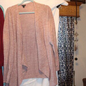 Pink Flannel Cardigan